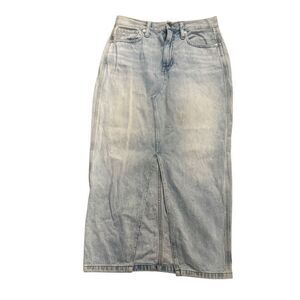 Madewell denim midi skirt size 26